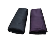 Men's Satin Boxers Shorts Underwear Pack of 2-Black+Purple
