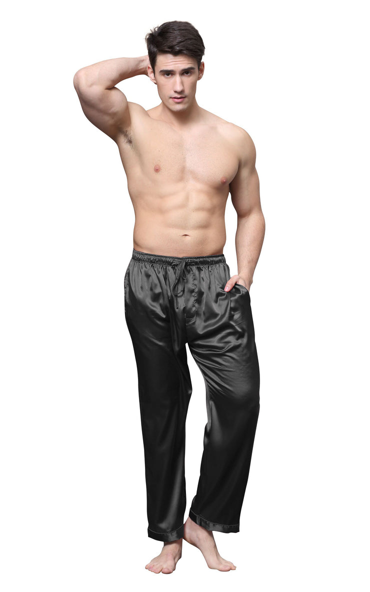 Magenta Pink Linen Satin Pants Design by Siddhartha Bansal Men at Pernias  Pop Up Shop 2023