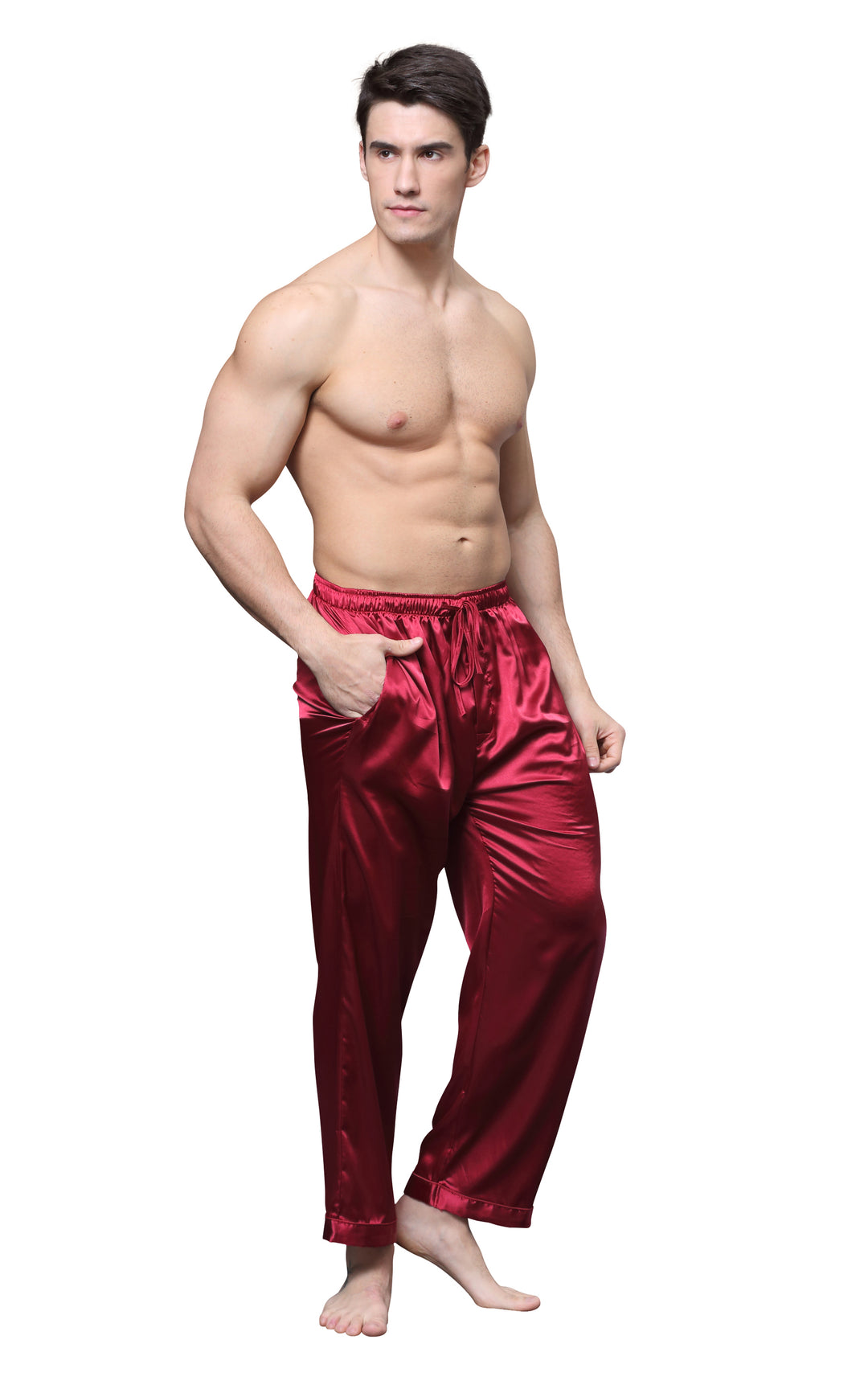 Satin pajama pants mens discount