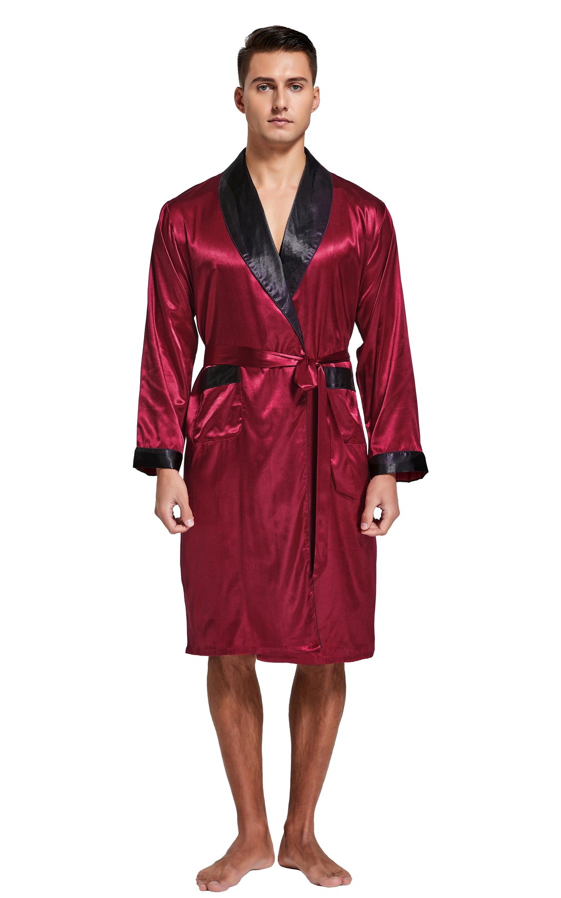 Chess Colorful Pattern Print Men Long Robe